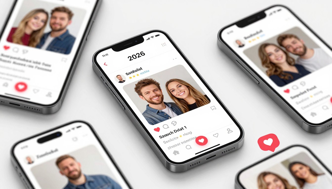 nejlepší seznamovací weby česká republika 2026 zobrazené na mobilních zařízeních