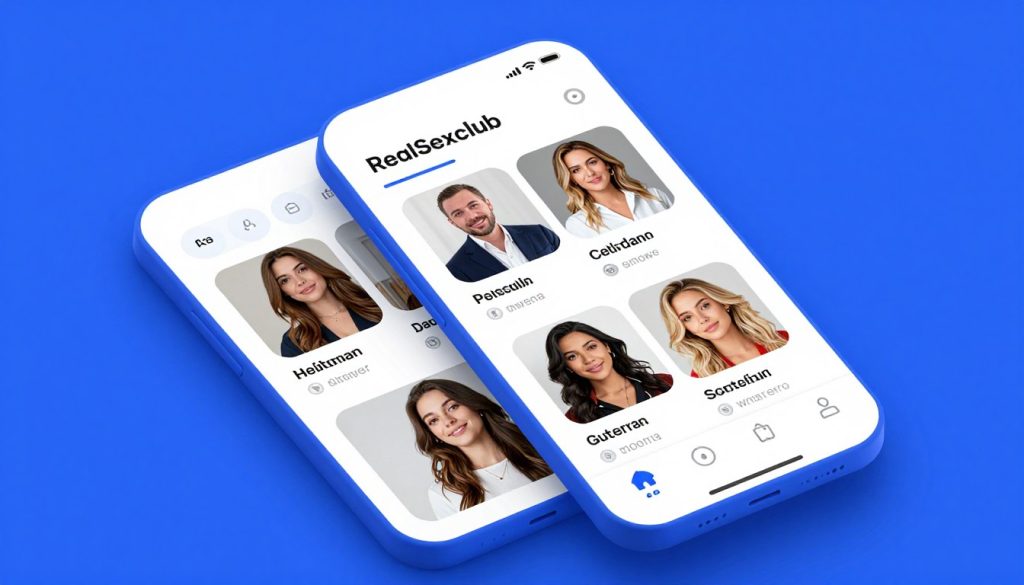 realsexclub seznamka mobilní aplikace s profily uživatelů