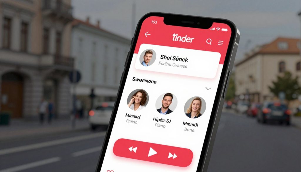 tinder mobilní aplikace s funkcí swipe v české republice